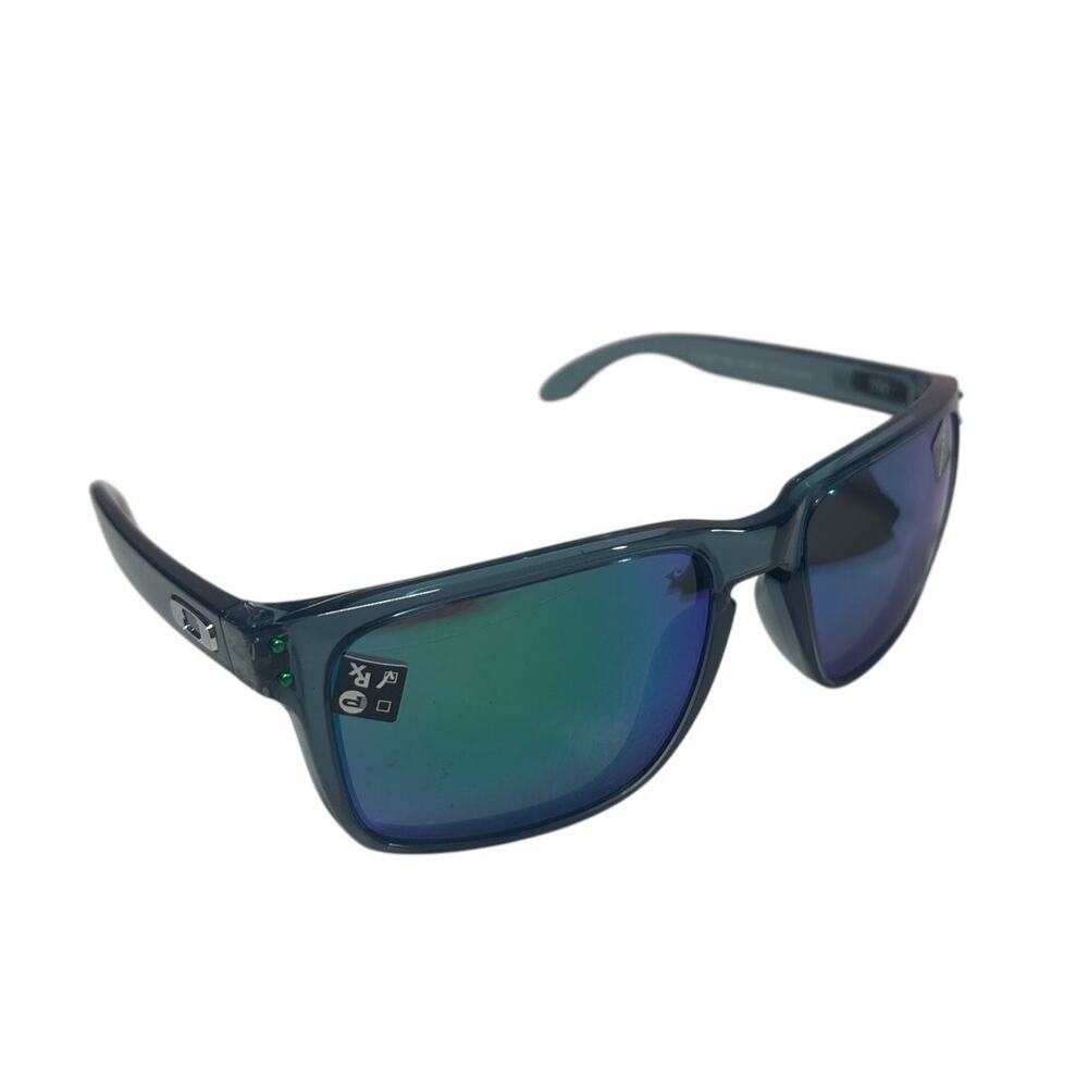 NIB OAKLEY Holbrook XL OO9417-1459 Sunglasses Black Green Lens Prizm Jade Square - Picture 5 of 6